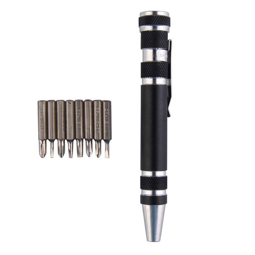 thumbnail image 2 of Destornillador de Precisión Estilo Bolígrafo Mini Torx Destornillador Ranurado -Herramienta 8 en 1, 2 of 2